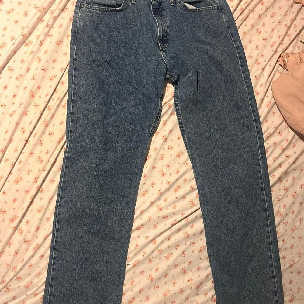 Wrangler Men's Blue and Navy Jeans